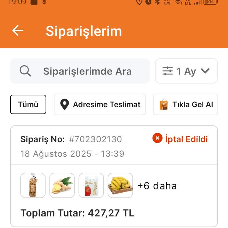 Migros Sanal Market'te Bilgilendirme Yapılmadan Sipariş İptali Ve Tekrarlayan Mağduriyet