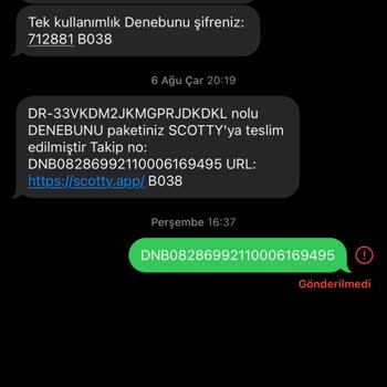 Kargo Firmasının Hatalı Teslimatı Nedeniyle Kutum Ulaştırılmadı