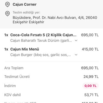 Teslim Edilmeyen Sipariş Ve Geciken Para İadesi Mağduriyeti