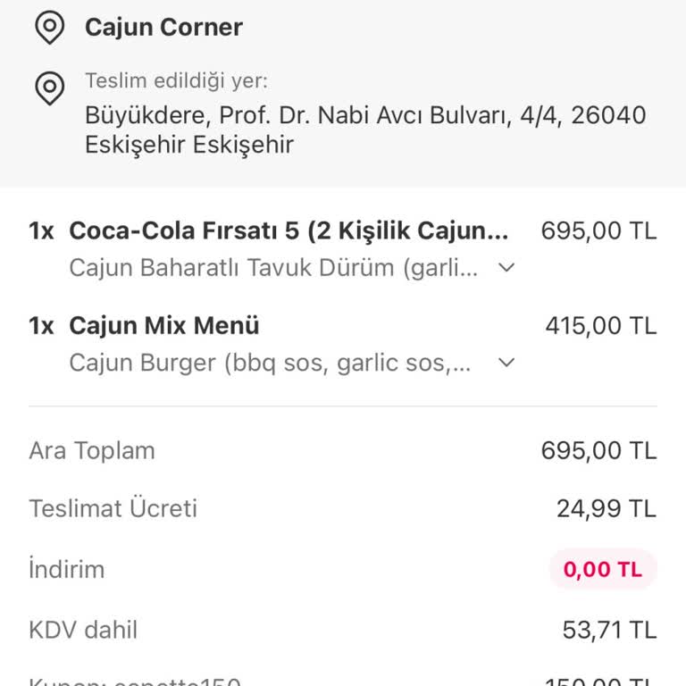 Teslim Edilmeyen Sipariş Ve Geciken Para İadesi Mağduriyeti