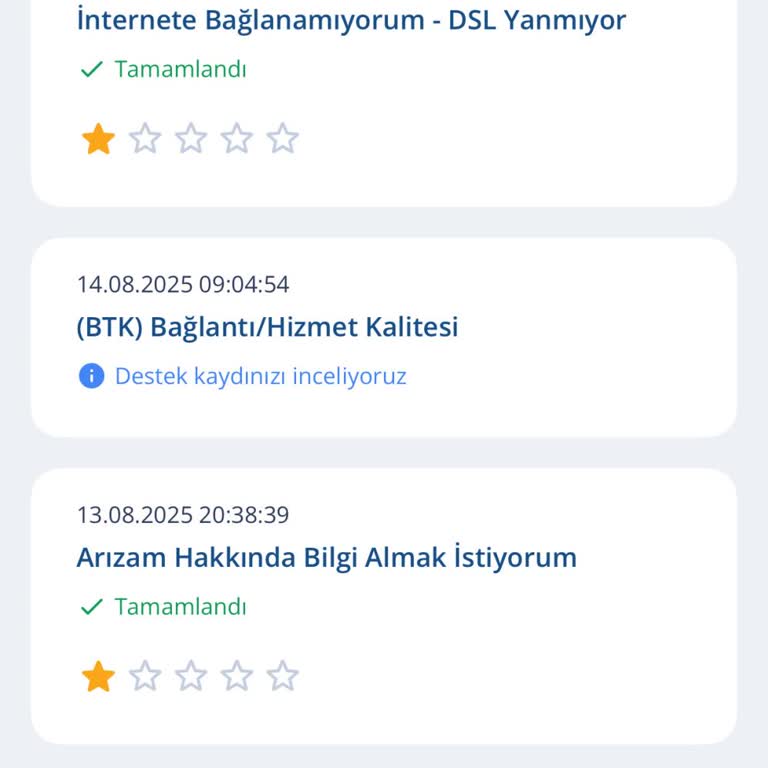7 Gündür Süren İnternet Kesintisi Ve Yetersiz Müşteri Hizmetleri Mağduriyeti