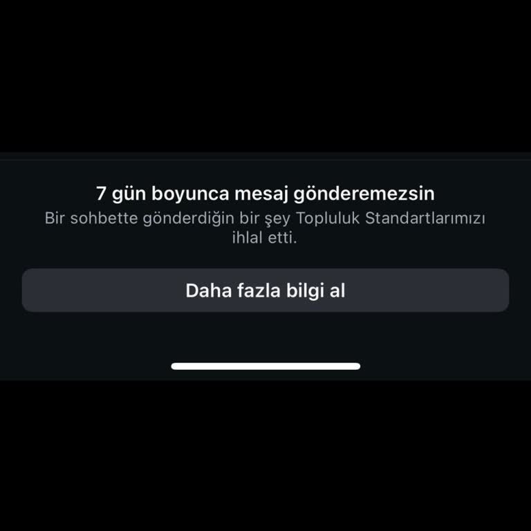 Instagram Hesabımda Sürekli Tekrarlayan Mesaj Engeli Sorunu ve Destek Ekibi Yanıtsızlığı