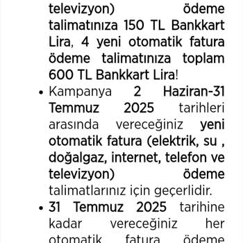 Kampanya Şartlarına Uymama Gerekçesiyle Bankkart Lira Ödülüm Yüklenmedi