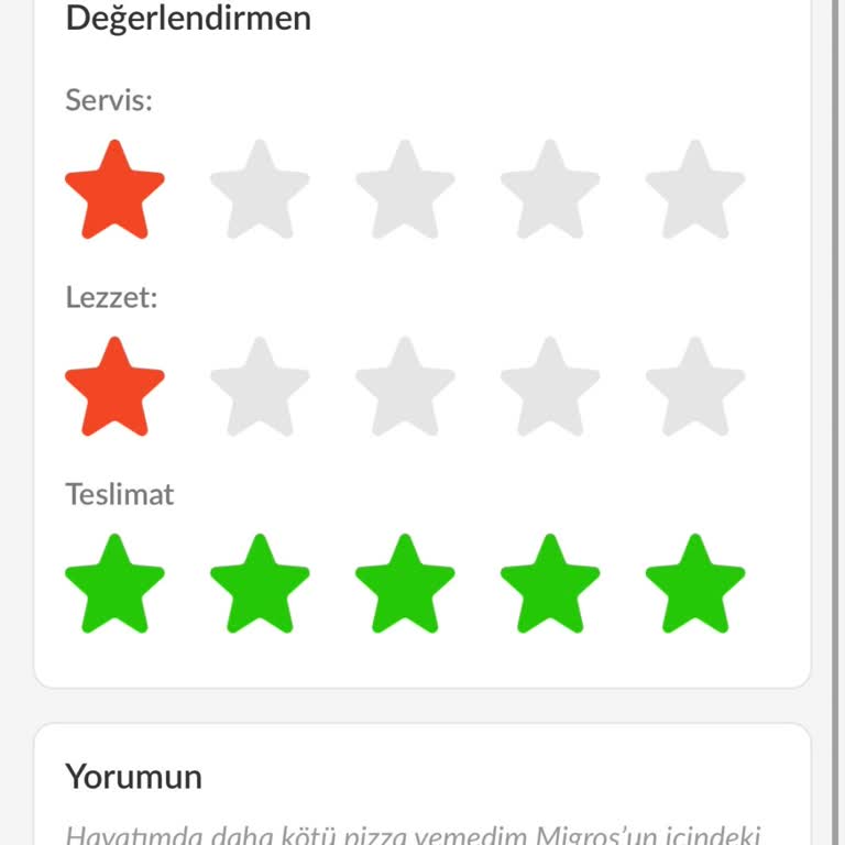 Olumsuz Yorumum Yayınlanmıyor Ve Canlı Destek Yetersiz Kaldı