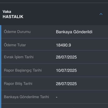 SGK Hastalık Raporu Ücretimin Eksik Yatırılması Hakkında