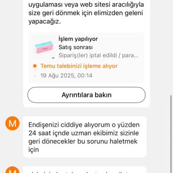 Siparişim İptal Edildi, Ücretim Geri Ödenmedi