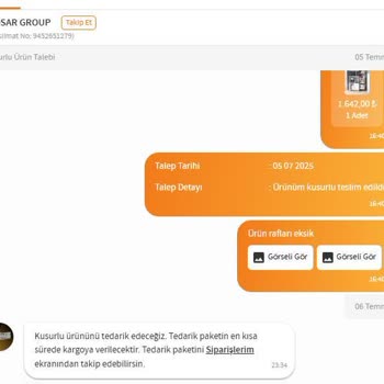Satın Aldığım Dolabın Eksik Rafları Gönderilmedi İletişime Rağmen Çözüm Yok