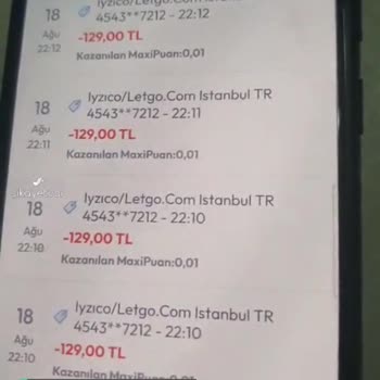 Letgo Habersiz Çekim Yapılmış!