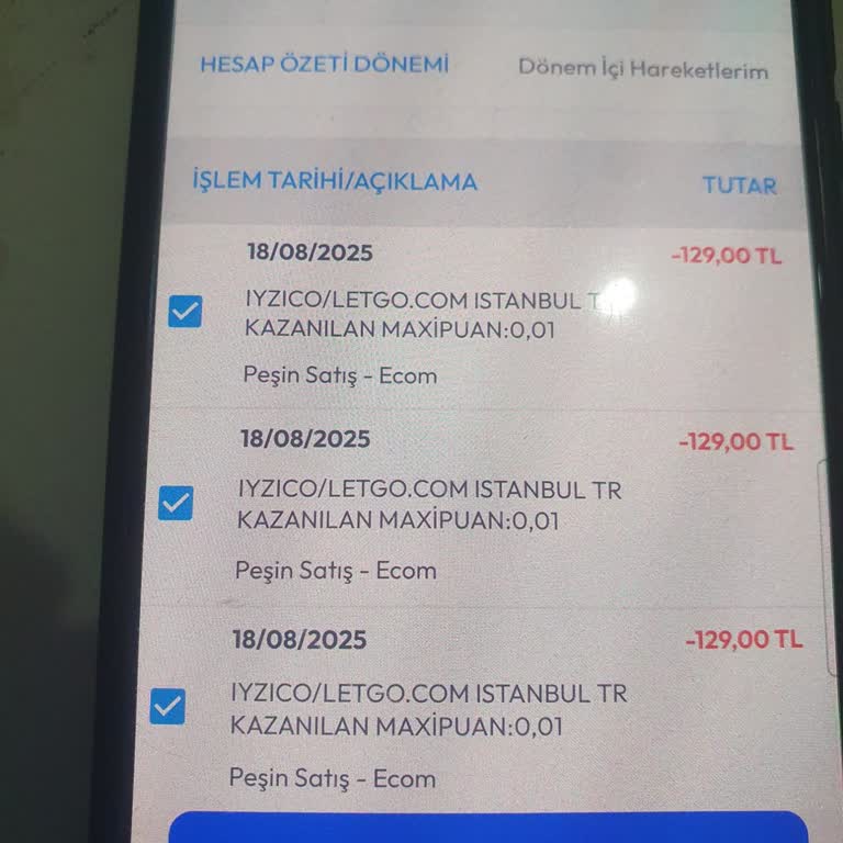 Letgo Habersiz Çekim Yapılmış!