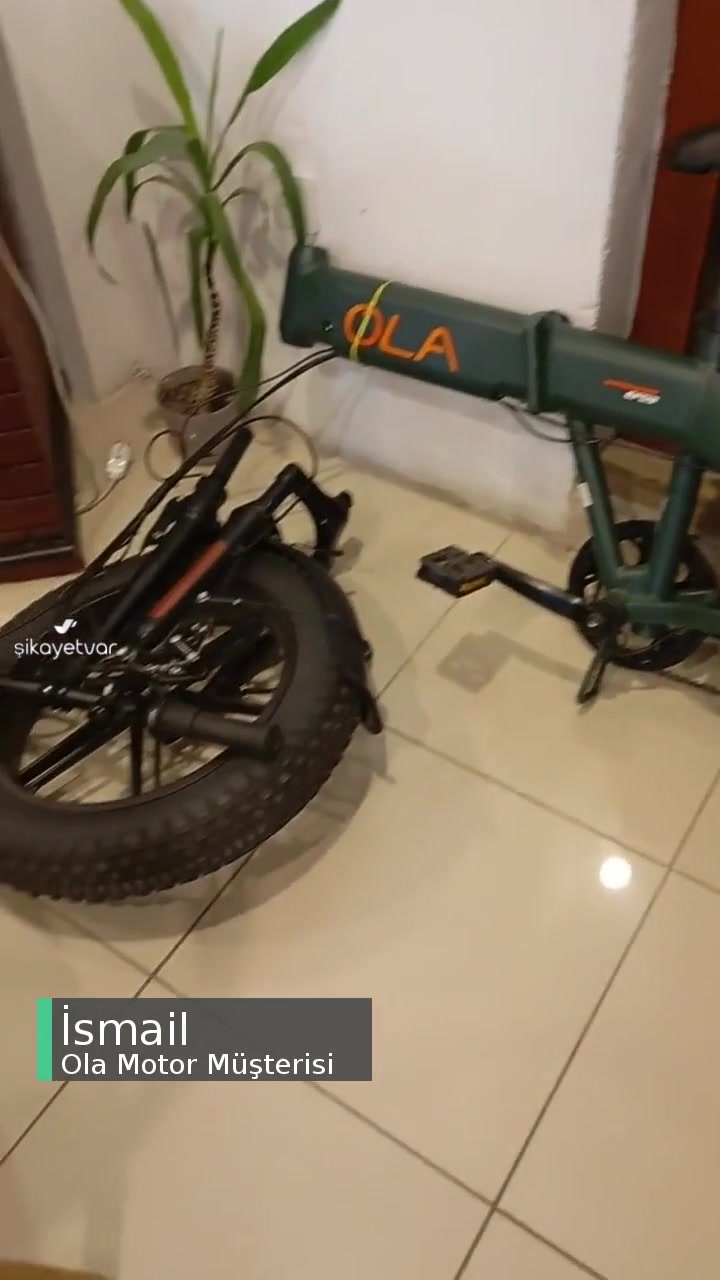Ola Motor Resmen Kullanırken Kırıldı! videonun kapak resmi