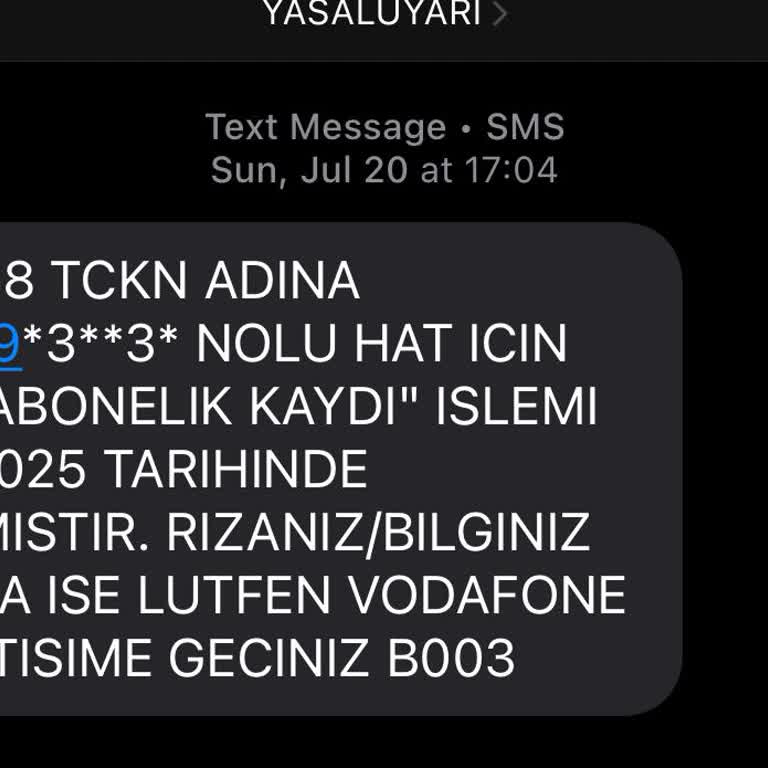 Bilgim Dışında Açılan Hat Nedeniyle Güvenlik Endişesi