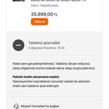 Bilkom TCL 65 İnç TV'de Beklenen Özelliklerin Sunulmaması Ve Yetersiz Müşteri Desteği