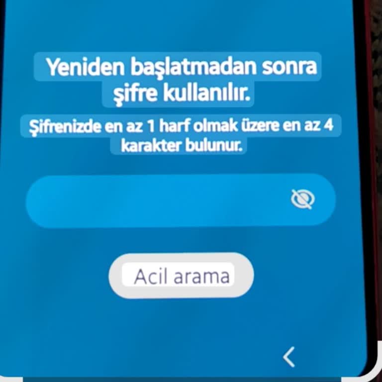 Telefonumda Şifre Krizi: Acil Veri Erişimi İstiyorum!