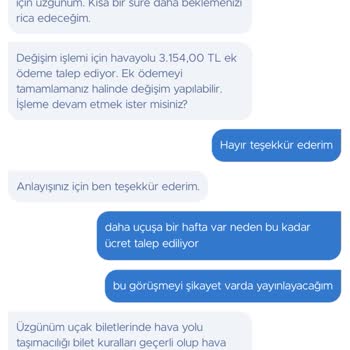 Obilet Ve Ajet Arasında Bilet Değişikliği Mağduriyeti