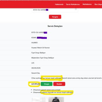 Huawei GT Runner Saatin Suya Dayanıklılık Özelliği Ve Servis Sürecinde Hayal Kırıklığı