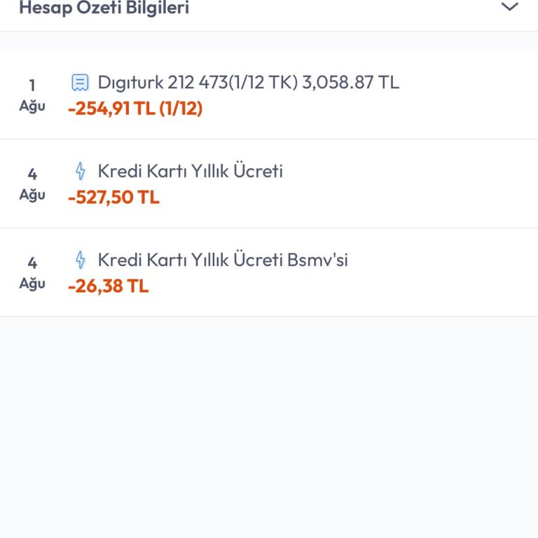 Yıllık Kart Ücreti İade Edilmedi, Müşteri Hizmetleri Çözüm Sunmadı