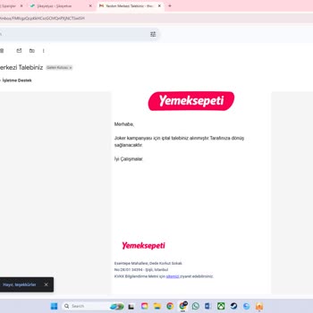 Yemek Sepeti Joker Promosyonu İptal Edilmiyor, Maddi Zarara Uğradık