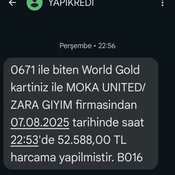 Onayım Olmadan Yapılan Yüksek Tutarli İşlemde Mağduriyetim Giderilmiyor