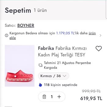 Boyner Online Mağazada Sipariş Edilen Ürün Teslim Edilmedi Ücret İadesi Gecikti