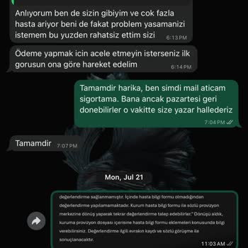 Eksik Evrak Nedeniyle Sigorta Ödemesi Yapılmadı Ve Fatura Zamlandı