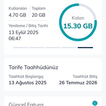 Mobil Tarife Geçiş Kurallarındaki Değişiklikler Nedeniyle Mağduriyet Yaşadım