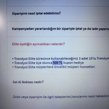 Elite Üyelik Kuponum Tanımlanmadı, Haklarım Eksik Sunuluyor