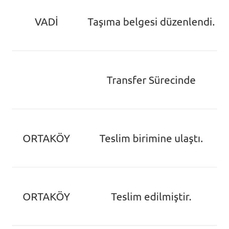 Yurtiçi Kargo Ortaköy Şubesi'nde Yavaş Teslimat ve İlgisiz Davranışlar Nedeniyle Mağduriyet
