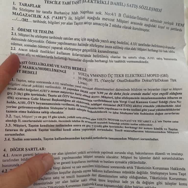 Satın Aldığım Elektrikli Bisiklet Bir Aydır Teslim Edilmedi Net Bilgi Verilmiyor