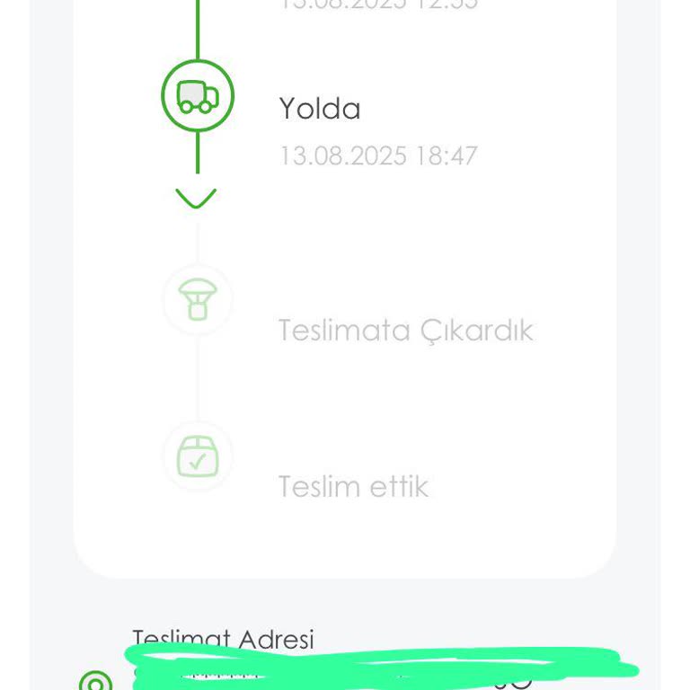 Teslim Edilmeyen Yemek Takımı Ve Yetersiz Müşteri Hizmetleri Deneyimi