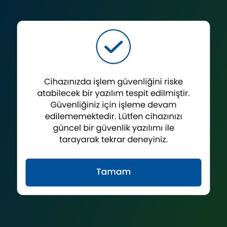 Emlak Katılım Mobil Uygulaması Güvenlik Hatası Nedeniyle Bankacılık İşlemlerine Erişemiyorum