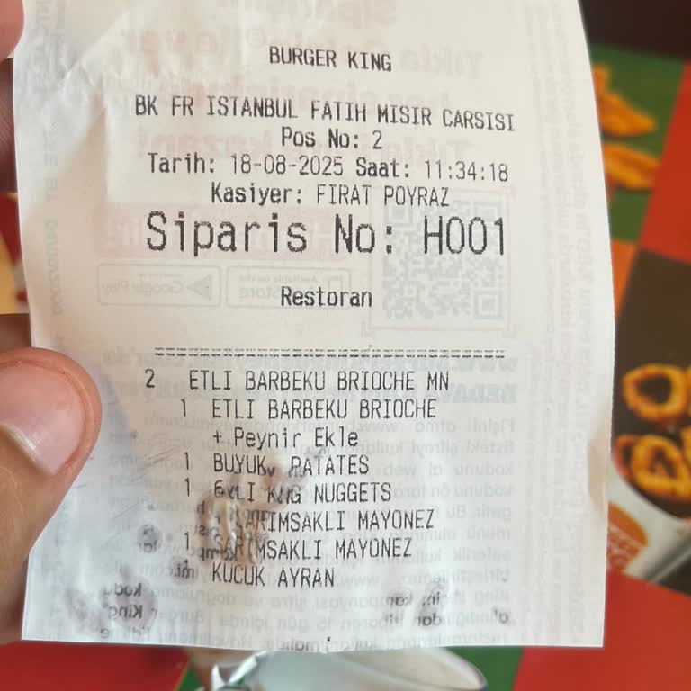 Burgerde Yanmış Yabancı Maddeyle Karşılaştım, Hijyen Endişesi Yaşadım