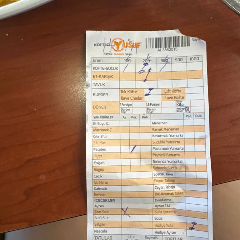 Menüde Olmayan Ürünlerin Sunulması Ve İlgisizlik Mağduriyeti