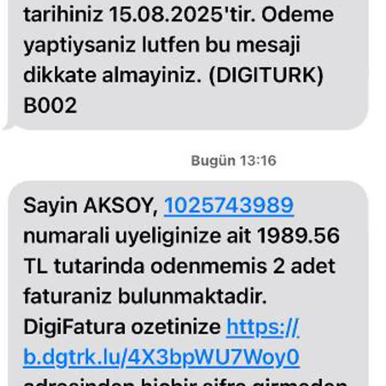 Kullanılmayan Hizmet İçin Bilgilendirme Yapılmadan Borç Çıkarılması Ve Müşteri Hizmetlerine Ulaşılamaması