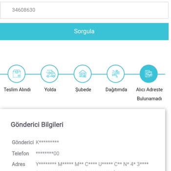 Kargo Teslim Edilmedi, Şube Kapalı Ve Bilgilendirme Yapılmadı
