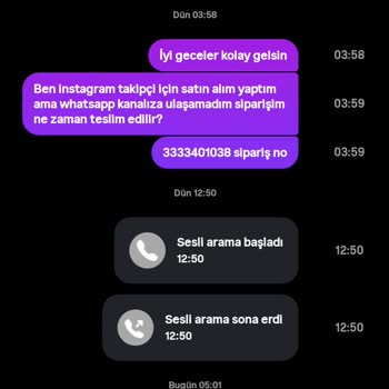 Satın Alınan Takipçi Paketi Teslim Edilmedi, Ücret İadesi Talebim Karşılanmadı