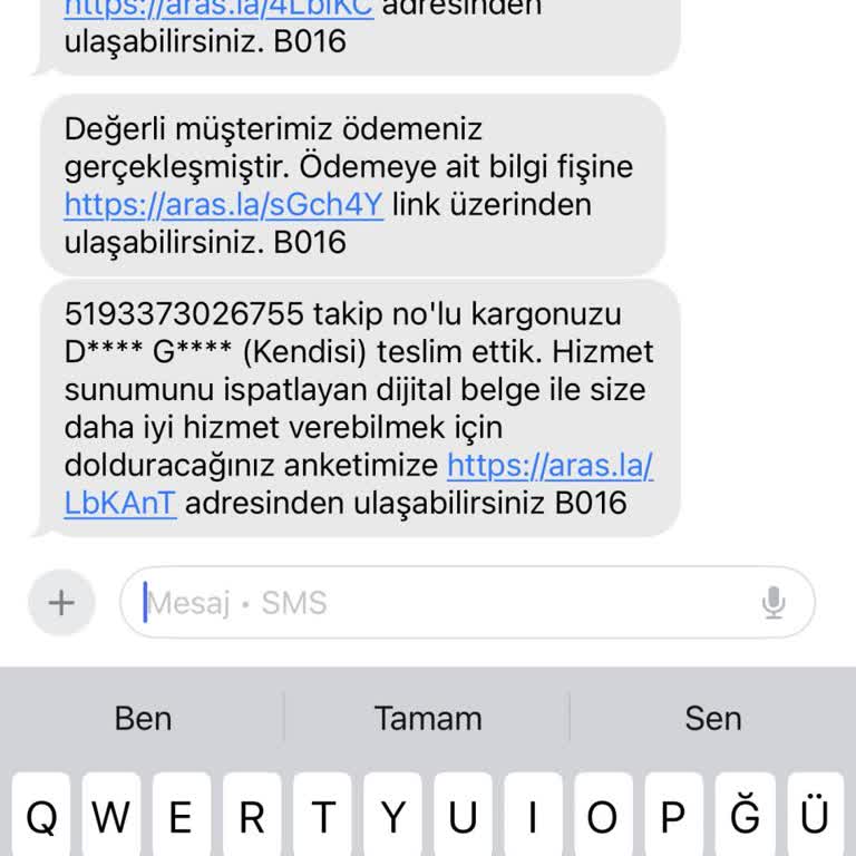 Aras Kargo Bağcılar Şubesi'nde Müşteriyle Saygısız İletişim Sorunu