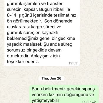 Teslim Edilmeyen Sipariş Ve Yetersiz Müşteri Desteği Nedeniyle Ücret İadesi Talebi