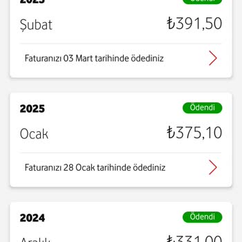 Vodafone Kampanya Sözüne Rağmen Yüksek Fatura Ve Çözüm Yok