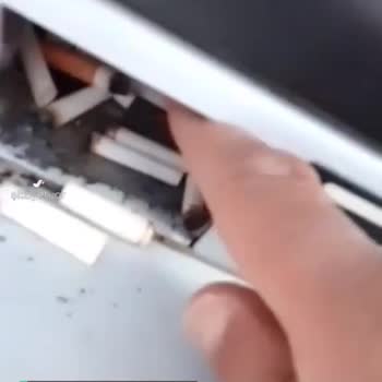 QNB Türkiye ATM'sini Sigara Kül Tablasına Çevirmişler!
