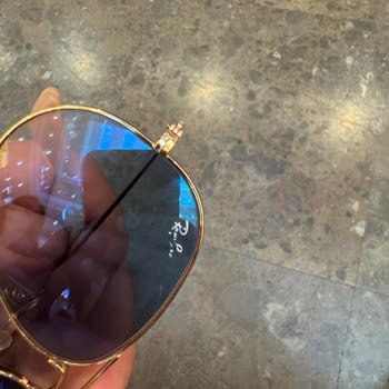 Rayban Gözlükte Yazı Silinmesi Garanti Kapsamında Değerlendirilmedi