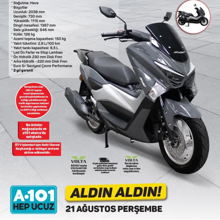 A101de Motosiklet Fiyatı Bir Günde 10 Bin TL Arttı Müşteri Hizmetleri Şaşırttı