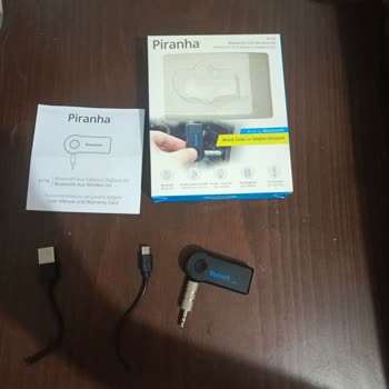 Piranha Bluetooth Aux Kitinin Şarj Kablosu Araçta Yandı, Müşteri Hizmetlerine Ulaşılamıyor