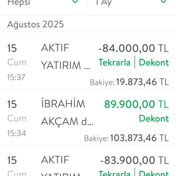 Para Transferi Sonrası Yetersiz Bilgilendirme Ve İade Talebi