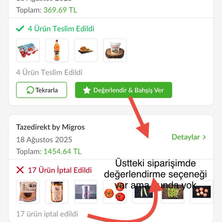 Teslim Edilmeyen Siparişe Puan Verememek Mağduriyet Yaratıyor