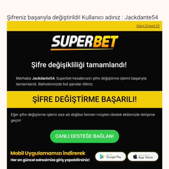 Superbet Hesabımda Bilgim Dışında Şifre Değişikliği ve Bakiye Sıfırlanması