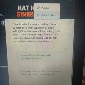 STARZBET Haksız Para Çekme Reddi Ve Kanıtsız Hesap Kapatma