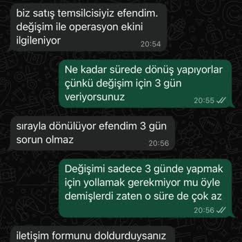 Kusurlu Gözlük, Yetersiz İletişim Ve İade Sorunu