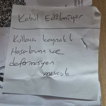 Kulaklıkta Yaşanan Parça Ayrılması Ve Servis Sürecindeki Memnuniyetsizlik