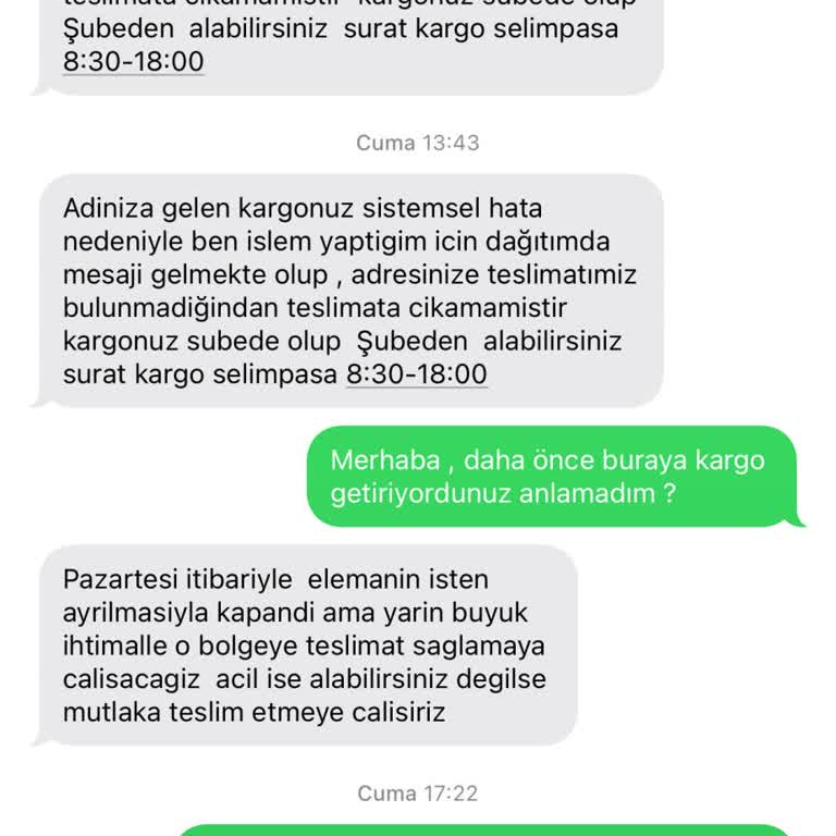Dağıtıma Çıkmayan Kargo Yüzünden Mağduriyet Ve Yanıltıcı Bilgilendirme