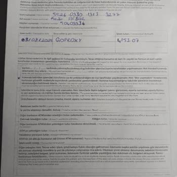 Bilgim Dışında Yapılan Harcama İçin Akbank'tan Hızlı İade Bekliyorum